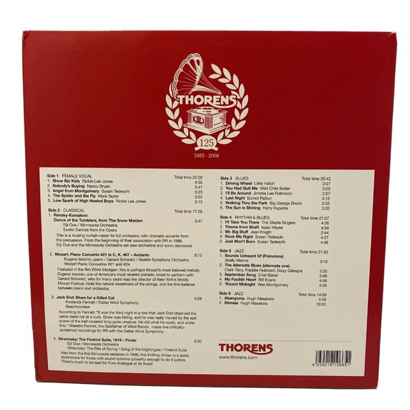 Thorens 125th Anniversary LP 1883-2008 3x Vinyl Compilation - Picture 2 of 12